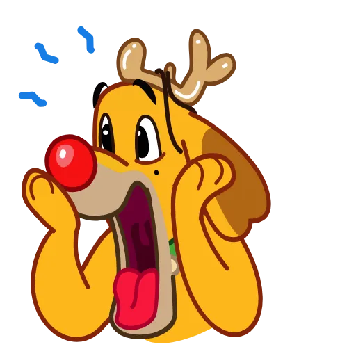 😨 Стикер «Max the Grinchs dog» для Telegram