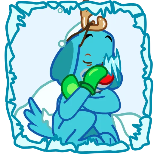 🥶 Стикер «Max the Grinchs dog» для Telegram