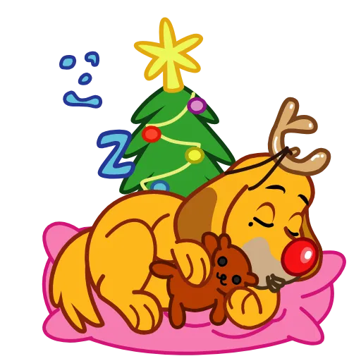😴 Стикер «Max the Grinchs dog» для Telegram