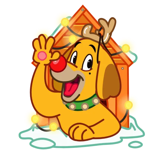 👋 Стикер «Max the Grinchs dog» для Telegram