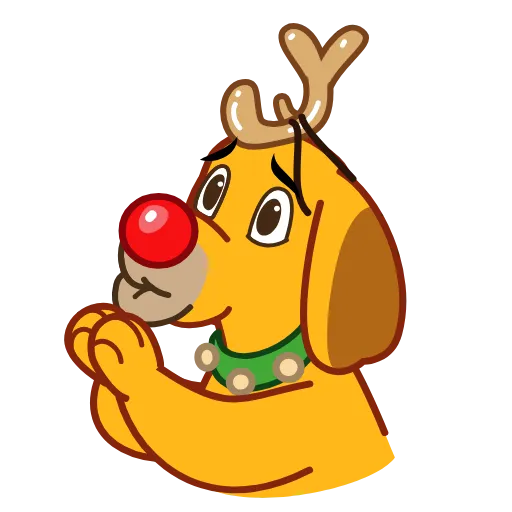 🙏 Стикер «Max the Grinchs dog» для Telegram