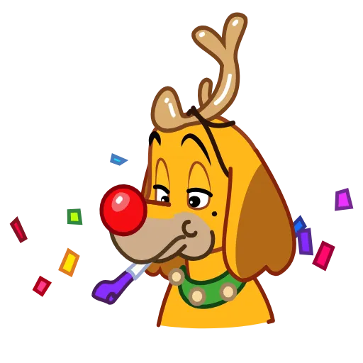 🥳 Стикер «Max the Grinchs dog» для Telegram