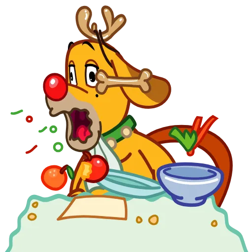 🥴 Стикер «Max the Grinchs dog» для Telegram