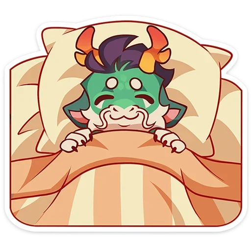 😴 Стикер «Грин без надписей» для Telegram
