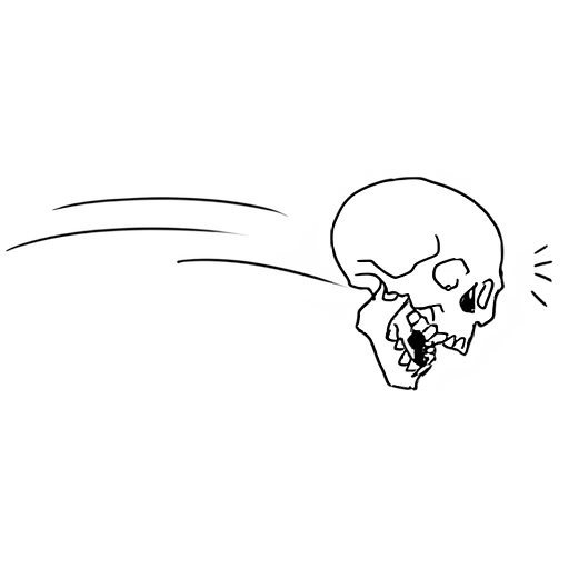 😈 Стикер «Груда костей ч.1» для Telegram