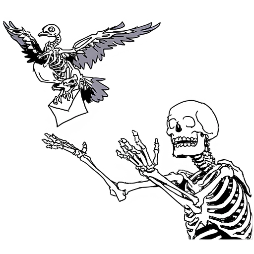 😄 Стикер «Груда костей ч.1» для Telegram