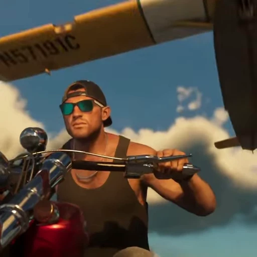 🙂‍↕️ Стикер «GTA 6 Trailer» для Telegram