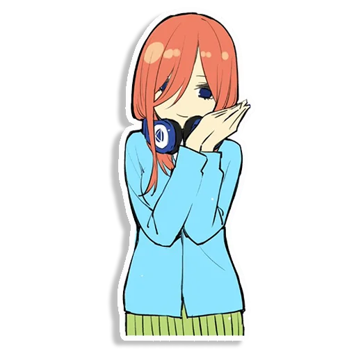 🙏 Стикер «Gotoubun no Hanayome» для Telegram
