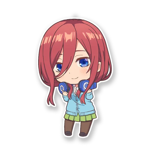 💙 Стикер «Gotoubun no Hanayome» для Telegram
