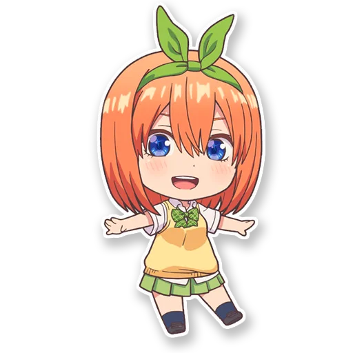 💚 Стикер «Gotoubun no Hanayome» для Telegram