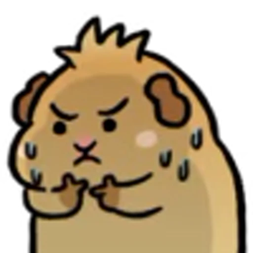 😥 Эмодзи «Guinea Pig» для Telegram