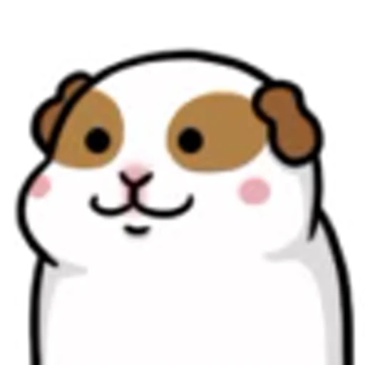 Эмодзи Guinea Pig для Telegram — скачать