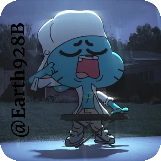 😮‍💨 Стикер «Gumball» для Telegram