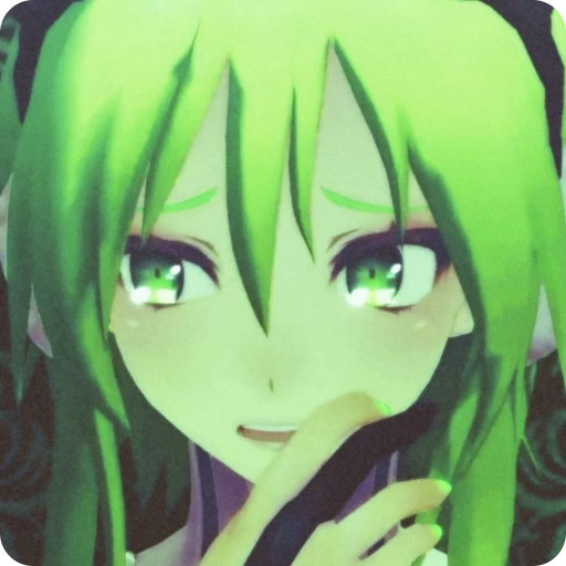 🍵 Стикер «Megpoid GUMI» для Telegram