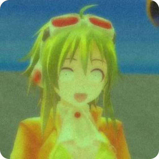 🍵 Стикер «Megpoid GUMI» для Telegram