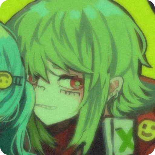🍵 Стикер «Megpoid GUMI» для Telegram