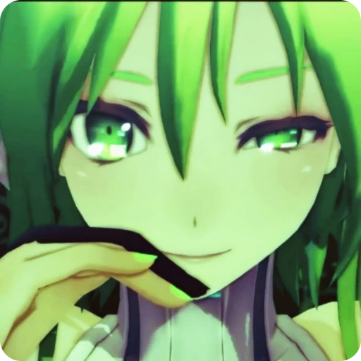 🍵 Стикер «Megpoid GUMI» для Telegram