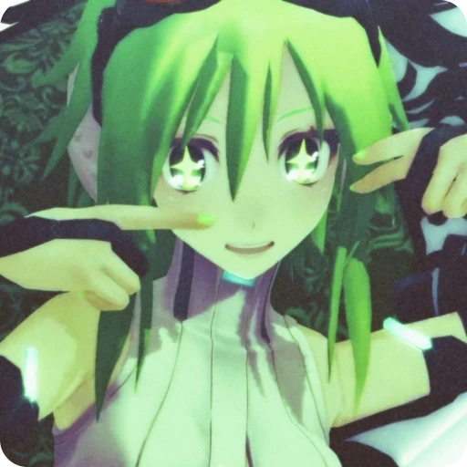 🍵 Стикер «Megpoid GUMI» для Telegram