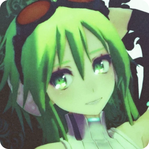 🍵 Стикер «Megpoid GUMI» для Telegram