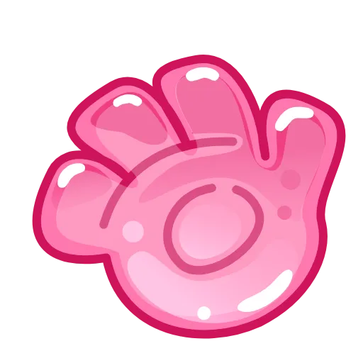 🖐 Стикер «Gummy Bear Emoji» для Telegram