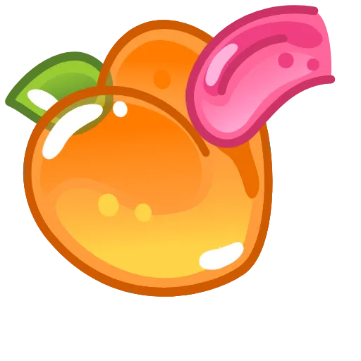 🍑 Стикер «Gummy Bear Emoji» для Telegram
