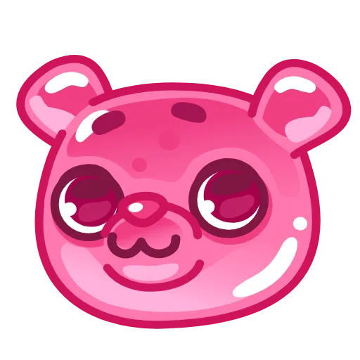 😘 Стикер «Gummy Bear Emoji» для Telegram