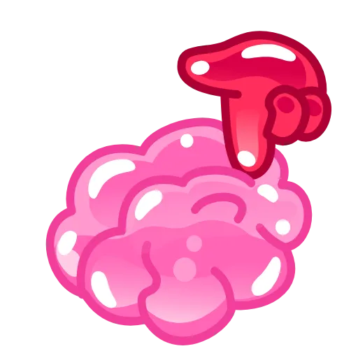 🧠 Стикер «Gummy Bear Emoji» для Telegram
