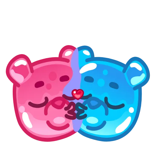 😘 Стикер «Gummy Bear Emoji» для Telegram