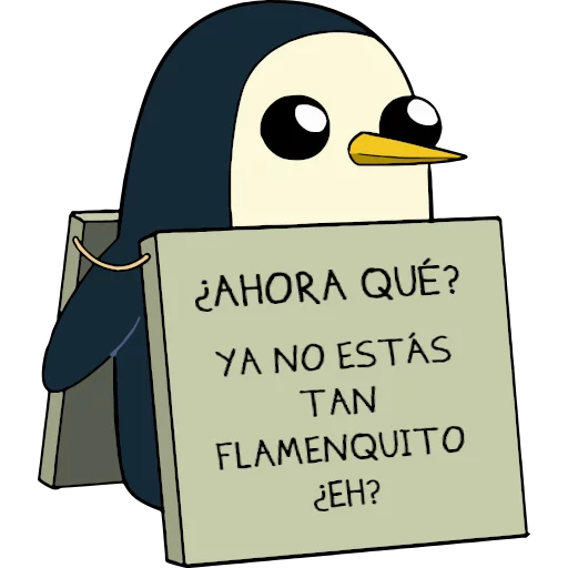 🤔 Стикер «Gunter (Hora de aventuras) - Frases» для Telegram