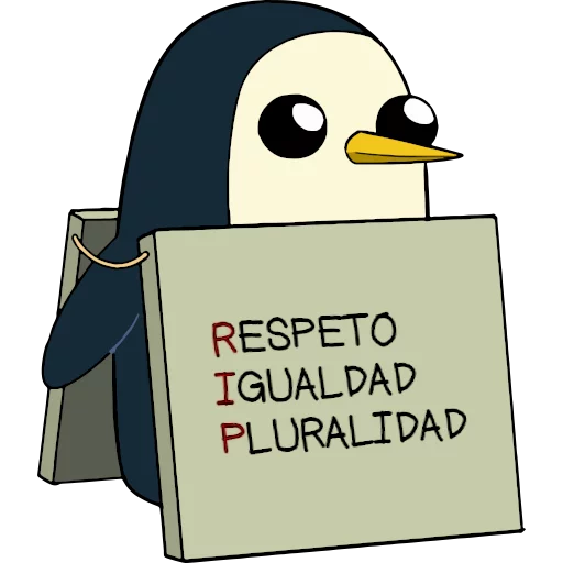 ⚰️ Стикер «Gunter (Hora de aventuras) - Frases» для Telegram