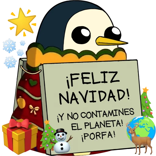 🎄 Стикер «Gunter (Hora de aventuras) - Frases» для Telegram