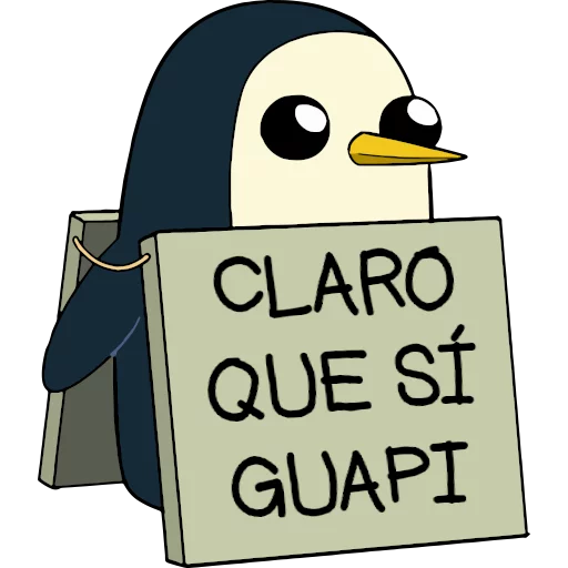🐧 Стикер «Gunter (Hora de aventuras) - Frases» для Telegram
