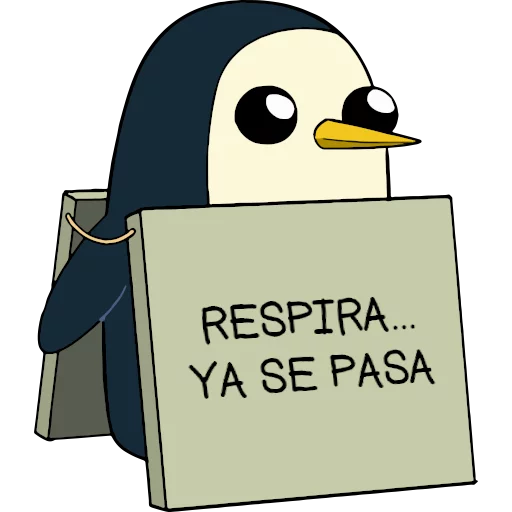 🐧 Стикер «Gunter (Hora de aventuras) - Frases» для Telegram