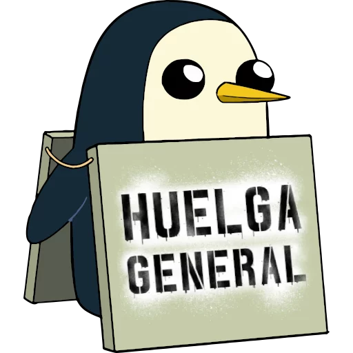 ✊ Стикер «Gunter (Hora de aventuras) - Frases» для Telegram