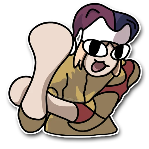 😎 Стикер «gurnya» для Telegram