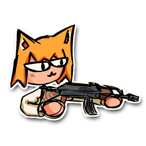 🔫 Стикер «gurnya» для Telegram