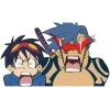 😱 Эмодзи «Gurren Lagann» для Telegram