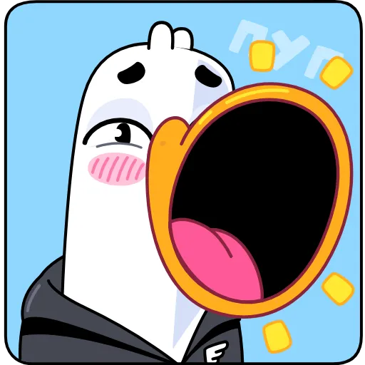 🗣 Эмодзи «Гусь» для Telegram