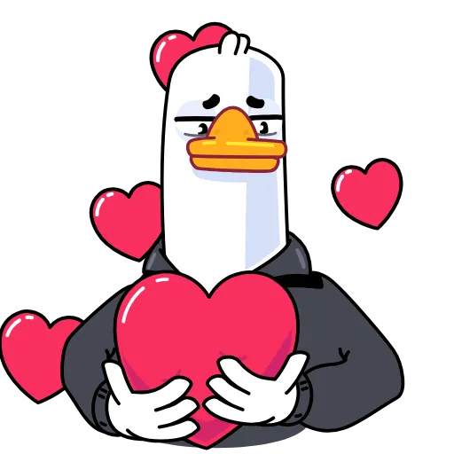 🥰 Эмодзи «Гусь» для Telegram