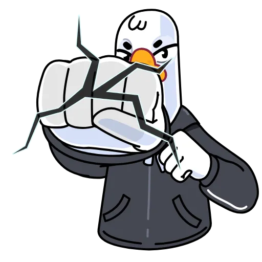 👊 Эмодзи «Гусь» для Telegram