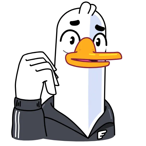 🤔 Эмодзи «Гусь» для Telegram