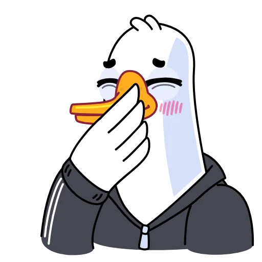 🤭 Эмодзи «Гусь» для Telegram