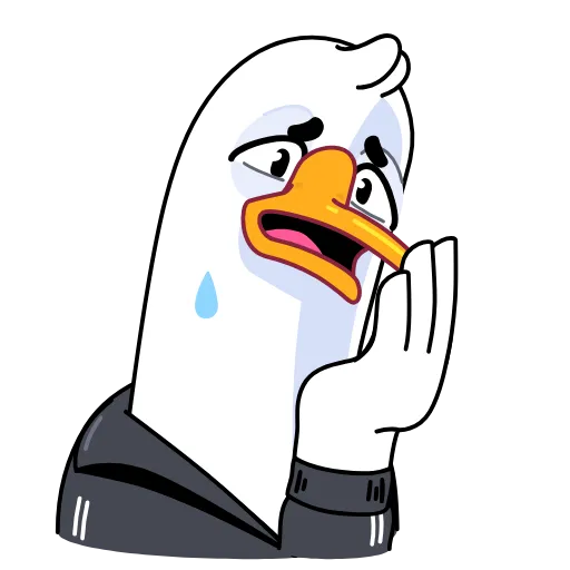 😭 Эмодзи «Гусь» для Telegram
