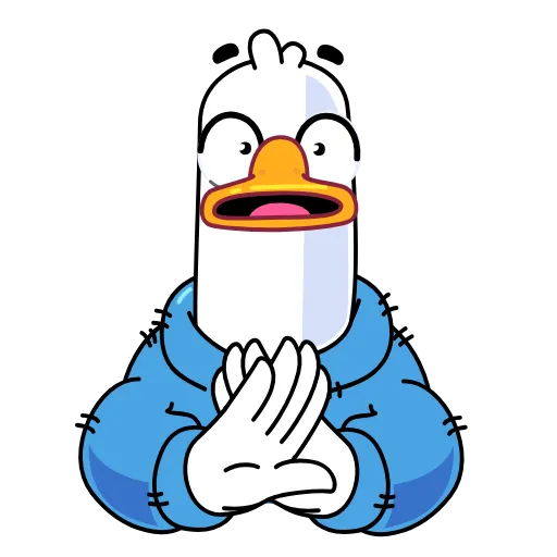 😨 Эмодзи «Гусь» для Telegram