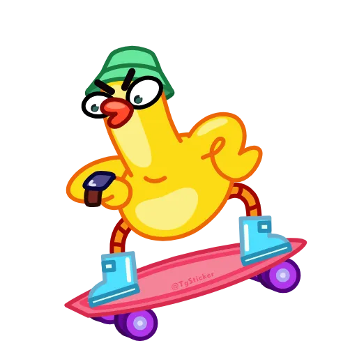 🛹 Эмодзи «Гусь Гагусь - Goose emoji» для Telegram