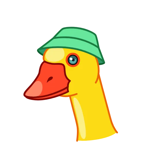😱 Эмодзи «Гусь Гагусь - Goose emoji» для Telegram