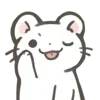 😛 Эмодзи «Снежок #cute #animals #emoji» для Telegram