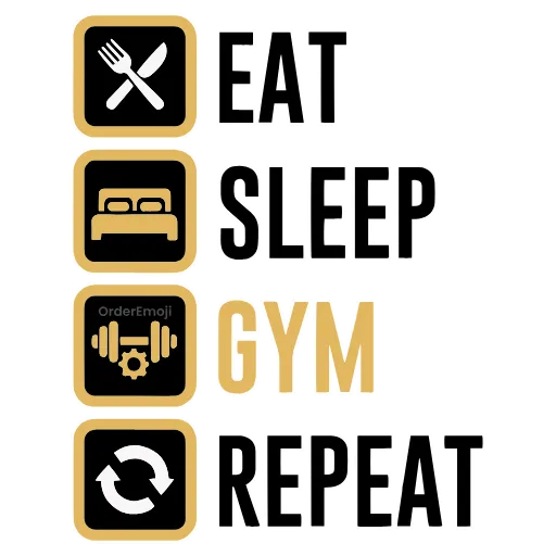 💪 Эмодзи «GYM» для Telegram