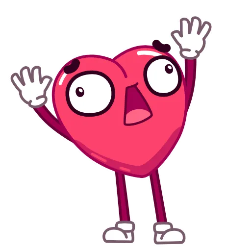 😱 Эмодзи «Heart» для Telegram