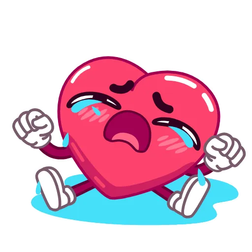 😭 Эмодзи «Heart» для Telegram